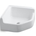 Product Image of Whitby Floor Mount Corner Service Sink (White), K-6710-0