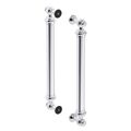 Product Image of Artifacts 16-7/16" Back-to-back Shower Door Handles (Polished Chrome), K-701728-CP