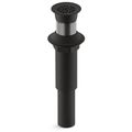 Product Image of Decorative Grid Drain w/ out Overflow (Matte Black), K-7108-BL
