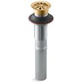Product Image of Bathroom Sink Grid Drain w/ out Overflow (Vibrant Brushed Moderne Brass), K-7129-2MB