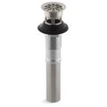 Product Image of Bathroom Sink Grid Drain w/ Overflow (Vibrant Brushed Nickel), K-7129-A-BN