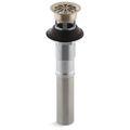 Product Image of Bathroom Sink Grid Drain w/ Overflow (Vibrant Brushed Bronze), K-7129-A-BV