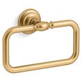 Product Image of Artifacts Towel Ring (Vibrant Brushed Moderne Brass), K-72571-2MB