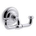 Product Image of Artifacts Double Robe Hook (Polished Chrome), K-72572-CP