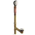 Product Image of Clearflo Brass Toe Tap Bath Drain (Vibrant Brushed Nickel), K-7259-BN