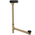 Product Image of Clearflo Slotted Overflow Brass Bath Drain (Matte Black), K-7271-BL