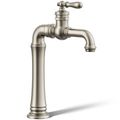 Product Image of Artifacts Gentleman's Single-handle Bathroom Sink Faucet, 1.2 GPM (Vibrant Brushed Nickel), K-72763-9M-BN