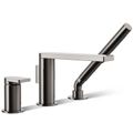 Product Image of Composed Deck Mounted Bath Faucet w/ Handshower (Vibrant Titanium), K-73078-4-TT