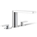 Product Image of Composed Deck Mounted Bath Faucet w/ Lever Handles (Polished Chrome), K-73081-4-CP