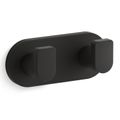 Product Image of Composed Double Robe Hook (Matte Black), K-73146-BL