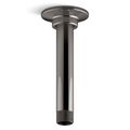 Product Image of 6" Ceiling Mount 1-Function Rainhead Arm And Flange (Vibrant Titanium), K-7394-TT