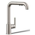 Product Image of Purist Pull-out Kitchen Faucet w/ 3-Function Sprayhead (Vibrant Stainless), K-7505-VS