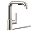 Product Image of Purist Pull-out Kitchen Faucet w/ 3-Function Sprayhead (Vibrant Polished Nickel), K-7506-SN