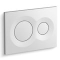Product Image of Lynk Flush Actuator Plate For 2"x 4" In-wall Tank And Carrier System (White), K-75890-0