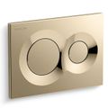 Product Image of Lynk Flush Actuator Plate For 2"x 4" In-wall Tank And Carrier System (Vibrant French Gold), K-75890-AF
