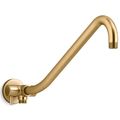 Product Image of Gooseneck Rainhead Arm w/ 3-way Diverter (Vibrant Brushed Moderne Brass), K-76336-2MB