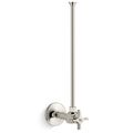 Product Image of 3/8" Npt Angle Supply w/ Stop And Annealed Vertical Tube (Vibrant Polished Nickel), K-7637-SN