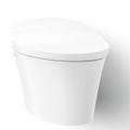 Product Image of Veil Wall-hung Compact Elongated Smart Toilet Bowl, Dual-flush (White), K-76395-0