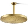 Product Image of Awaken 10" 1-Function Rainhead, 1.75 GPM (Vibrant Brushed Moderne Brass), K-76465-G-2MB