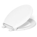 Product Image of Cachet Quiet-close Round-front Toilet Seat (White), K-7673-0