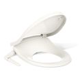Product Image of PureWash M250 Quiet-close Round-front Manual Bidet Toilet Seat (Biscuit), K-76923-96