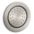 Product Image of WaterTile Round 27-nozzle 1-Function Body Spray, 1.0 GPM (Vibrant Brushed Nickel), K-77119-BN