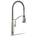 Product Image of Tournant Semi-professional Kitchen Faucet w/ 3-Function Sprayhead (Vibrant Polished Nickel), K-77515-SN