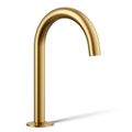 Product Image of Bathroom Sink Faucet Spout Only w/ Tube Design, 1.2 GPM (Vibrant Brushed Moderne Brass), K-77967-2MB