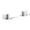 Product Image of Lever Bathroom Sink Faucet Handles (Polished Chrome), K-77974-4-CP