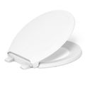 Product Image of Rutledge Readylatch Quiet-close Round-front Toilet Seat (White)