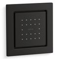 Product Image of WaterTile Square 22-nozzle 1-Function Body Spray, 2.5 GPM (Matte Black), K-8003-BL