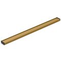 Product Image of 2-1/2" X 36" Linear Drain Grate w/ Tile-in Panel (Vibrant Brushed Moderne Brass), K-80647-2MB
