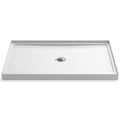 Product Image of Rely 48" X 34" Alcove Shower Base, Center Drain (White), K-8461-0