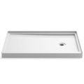 Product Image of Rely 48" X 32" Alcove Shower Base, Right Drain (White)