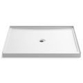 Product Image of Rely 48" X 42" Alcove Shower Base, Center Drain (White), K-8648-0