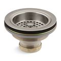 Product Image of Duostrainer Sink Drain And Strainer Basket, Less Tailpiece (Vibrant Brushed Nickel), K-8799-BN