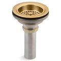 Product Image of Duostrainer Sink Drain And Strainer w/ Tailpiece (Vibrant Brushed Moderne Brass), K-8801-2MB