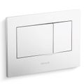 Product Image of Bevel Flush Actuator Plate For 2"x4" In-wall Tank And Carrier System (White), K-8857-0
