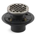 Product Image of Clearflo Round Design Tile-in Shower Drain (Vibrant Brushed Nickel), K-9135-BN