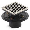 Product Image of Clearflo Square Design Tile-in Shower Drain (Vibrant Polished Nickel), K-9136-SN