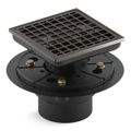 Product Image of Clearflo Square Design Tile-in Shower Drain (Vibrant Titanium)