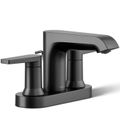 Product Image of Hint Centerset Bathroom Sink Faucet, 1.2 GPM (Matte Black)