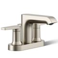 Product Image of Hint Centerset Bathroom Sink Faucet, 1.2 GPM (Vibrant Brushed Nickel), K-97094-4-BN
