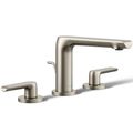 Product Image of Avid Widespread Bathroom Sink Faucet, 1.2 GPM (Vibrant Brushed Nickel), K-97352-4-BN