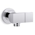 Product Image of Exhale Wall Mount Handshower Holder w/ Supply Elbow And Check Valve (Polished Chrome)