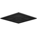 Product Image of WaterTile Rain Overhead Shower Panel w/ Four 22-nozzle Sprayheads (Matte Black), K-98740-BL