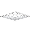 Product Image of WaterTile Rain Overhead Shower Panel w/ Four 22-nozzle Sprayheads (Polished Chrome), K-98740-CP