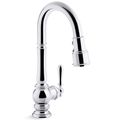 Product Image of Artifacts Pull-down Kitchen Faucet w/ 3-Function Sprayhead (Polished Chrome), K-99261-CP
