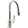 Product Image of Artifacts Pull-down Kitchen Faucet w/ 3-Function Sprayhead (Vibrant Polished Nickel), K-99261-SN