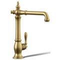 Product Image of Artifacts Single-handle Kitchen Faucet (Vibrant Brushed Moderne Brass), K-99266-2MB